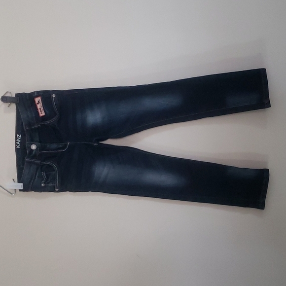 Kanz Girls Straight leg faded jeans New with tags adjustable waist - Picture 1 of 11